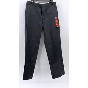 DICKIES Men's Charcoal 874 Original Fit Work Pants SZ 34X32